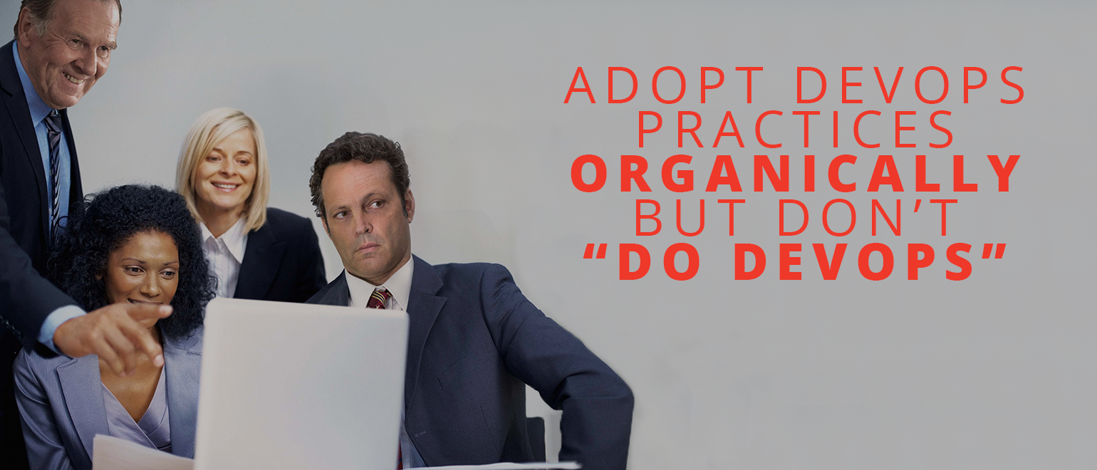Adopt DevOps Practices Organically, But Don’t “DO DevOps” (or is DevOps bullshit?)