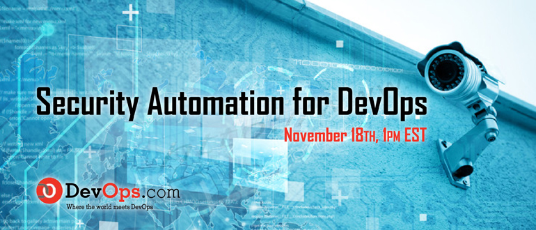 Webinar: Security Automation for DevOps