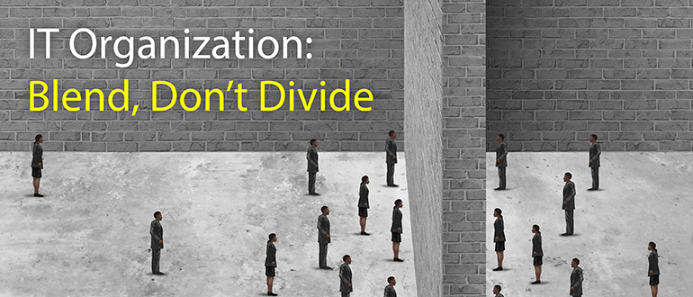 IT Organization: Blend, Don’t Divide