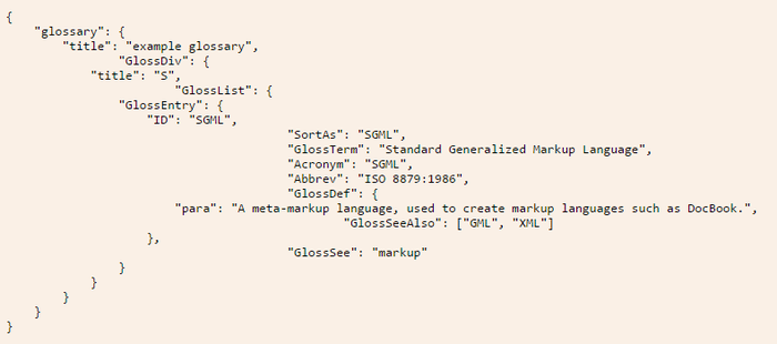 JSON Example