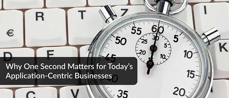 Why One Second Matters for Today’s Application-Centric Businesses