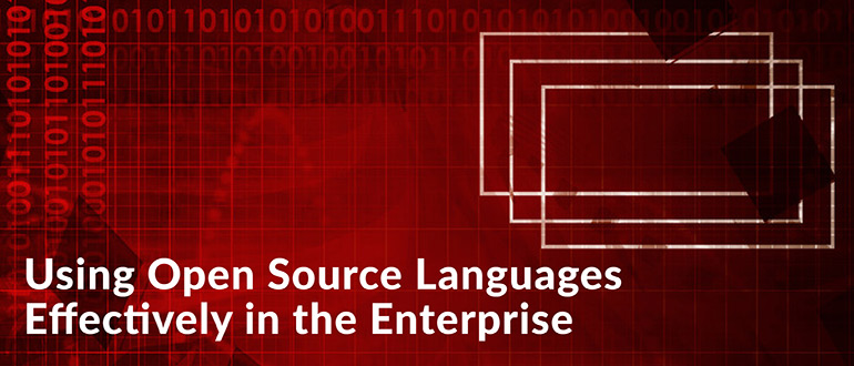 Using Open Source Languages Effectively in the Enterprise