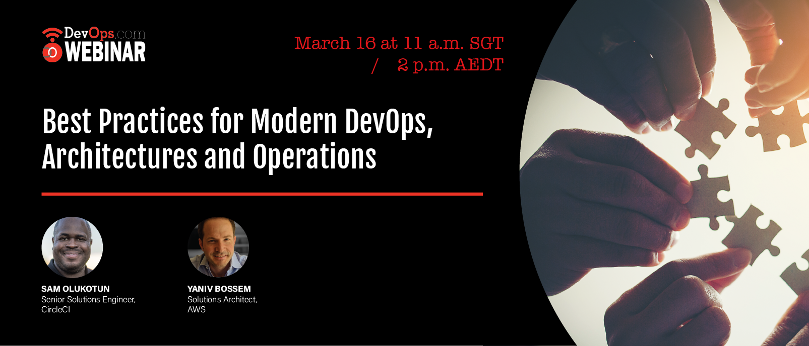 Best Practices for Modern DevOps, Architectures and Operations - Webinar