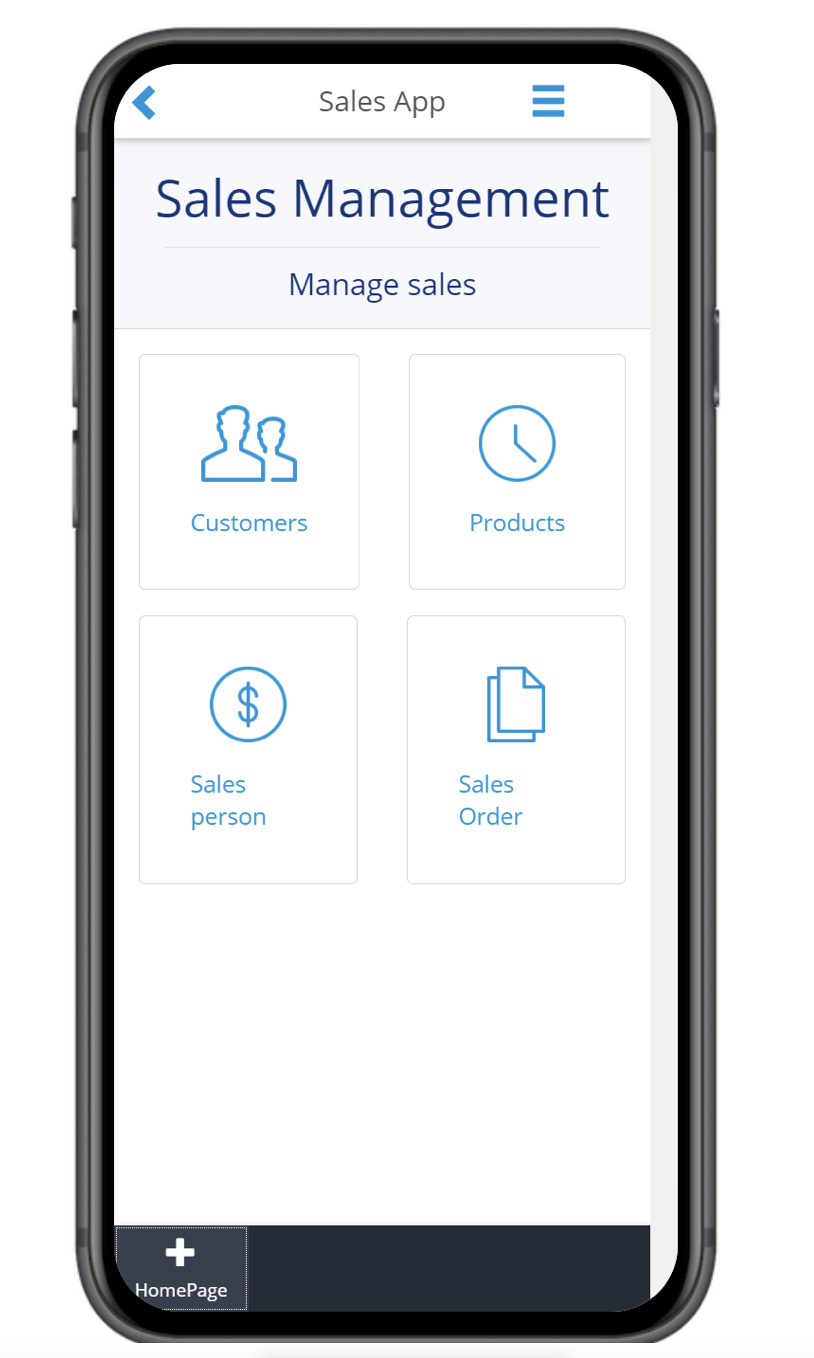 low-code mobile app