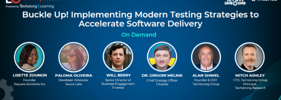 Buckle Up! Implementing Modern Testing Strategies to Accelerate Software Delivery