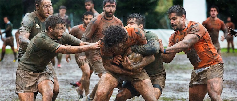 mud fight