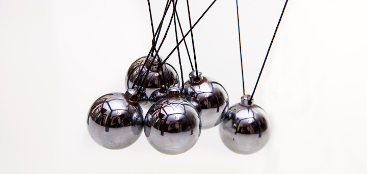 Tangled pendulum
